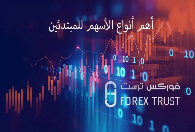 أهم أنواع الأسهم للمبتدئين