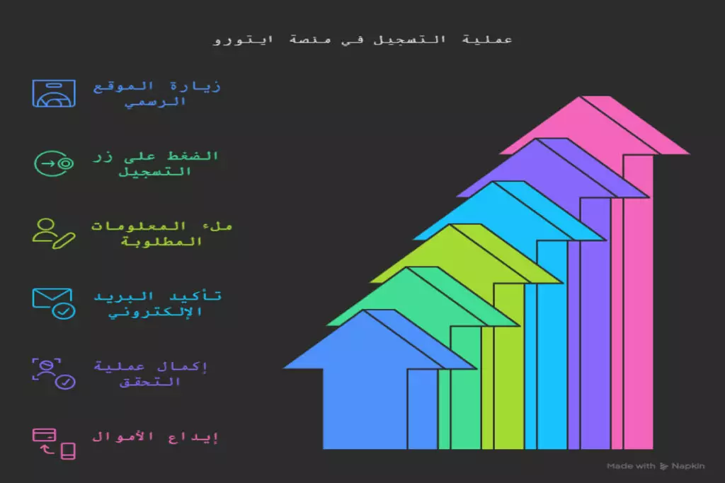 شرح كيفية التسجيل في المنصة ايتورو