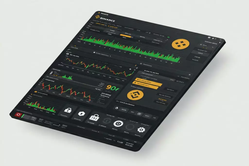 صورة تعبر عن منصة بينانس  أفضل منصة لتداول العملات الرقمية