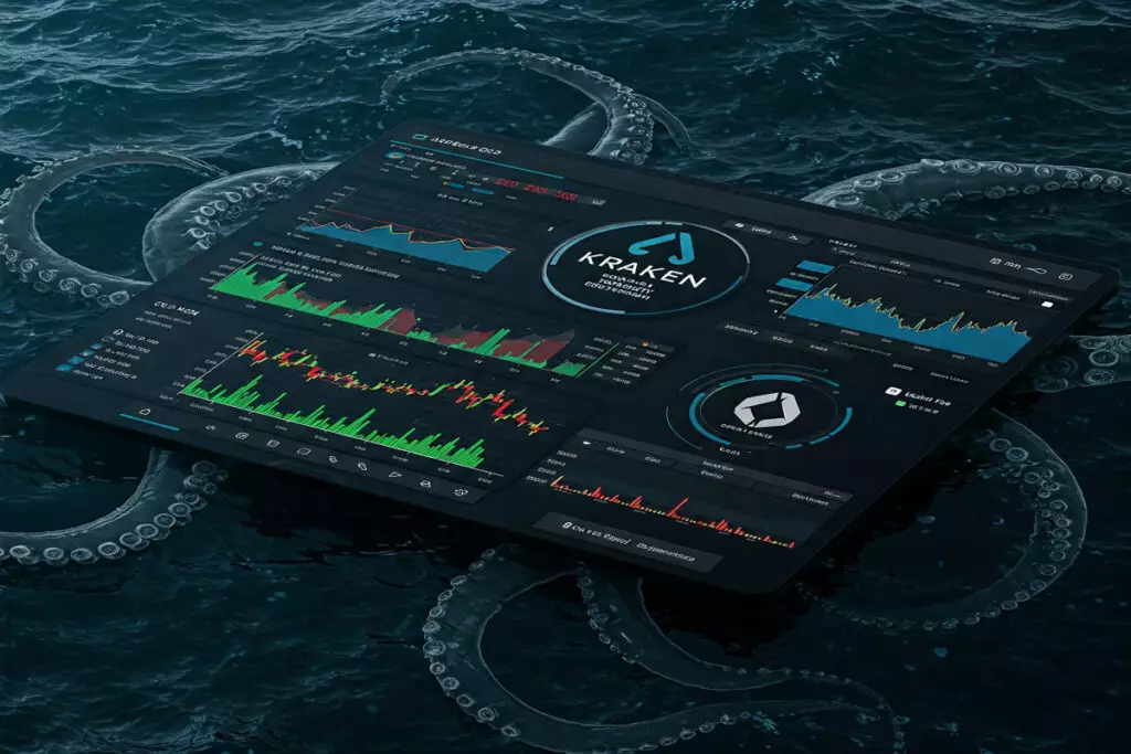 منصة Kraken والتي تعتبر واحدة من أفضل 10 منصات لتداول العملات الرقمية